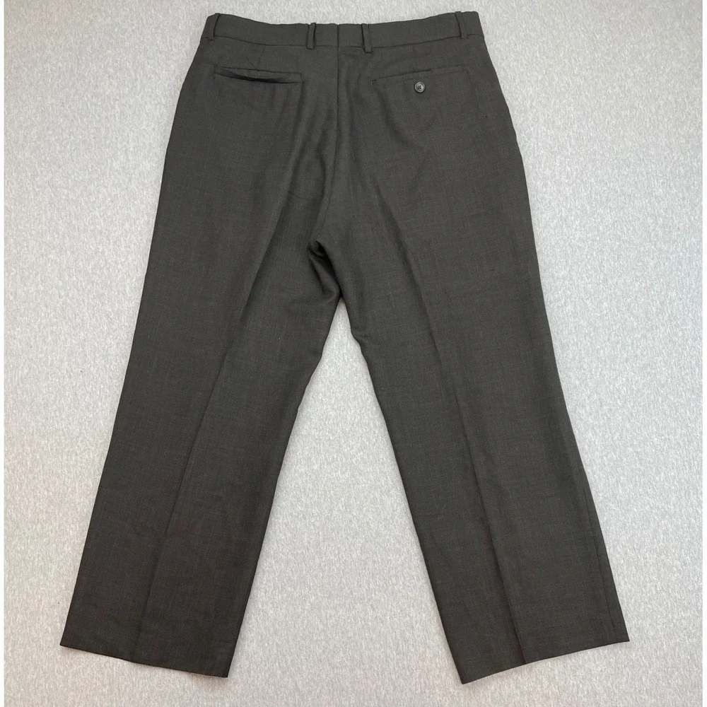Banana Republic Suit Mens 42S Brown Wool Blend 2-Button Pants 36 x 32 - 2 Pcs